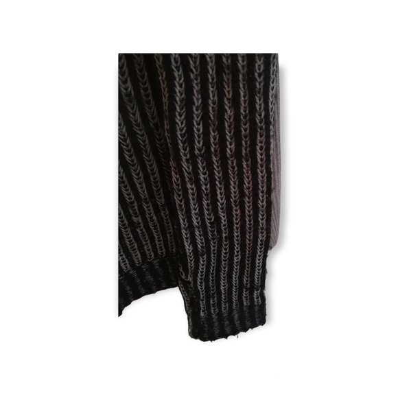 DKNY Jeans Knit Cowl Neck Sweater grey L - Picture 2 of 10